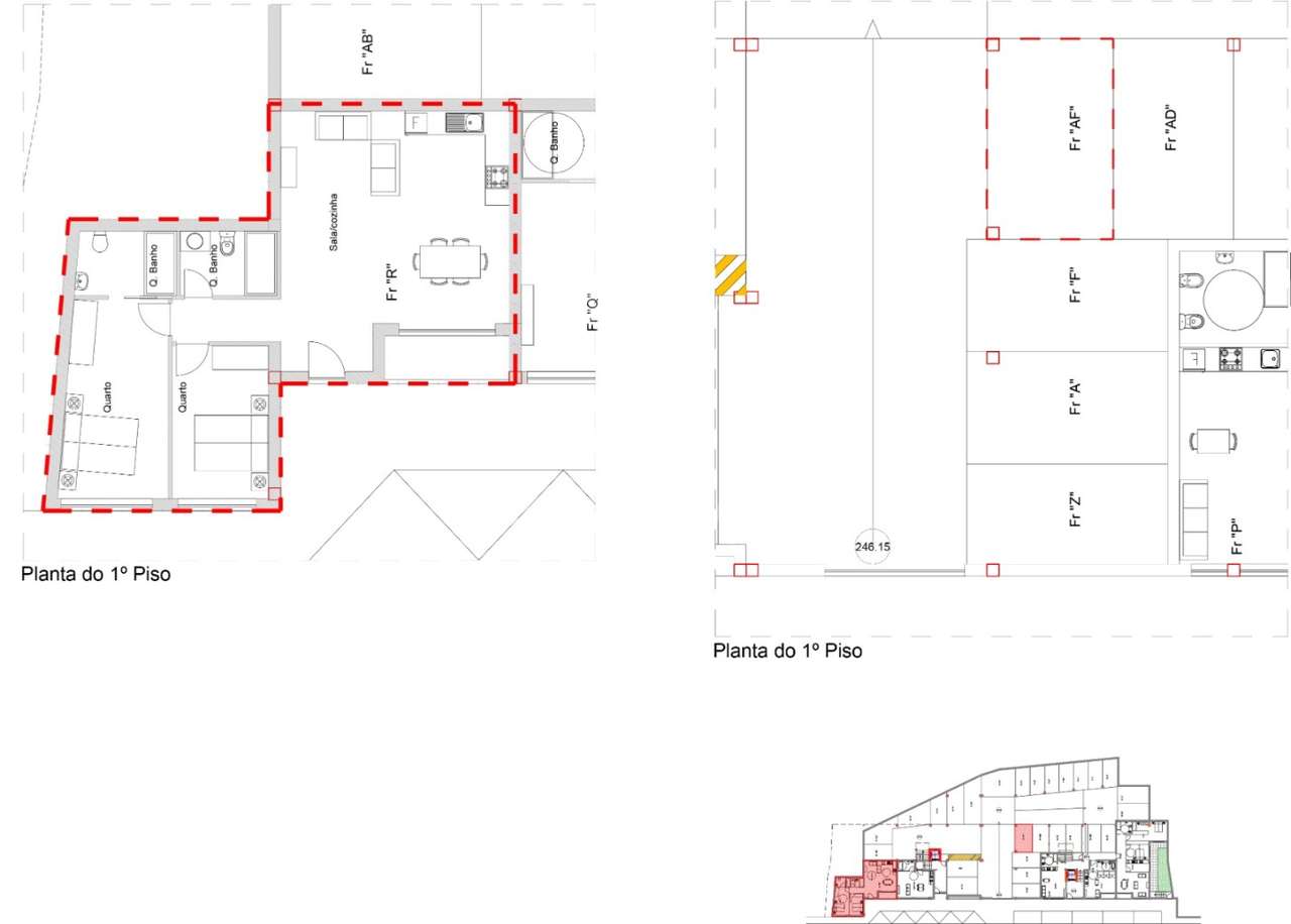 Apartamento T2 moderno em zona privilegiada de Guimarães - Grande imagem: 2/5