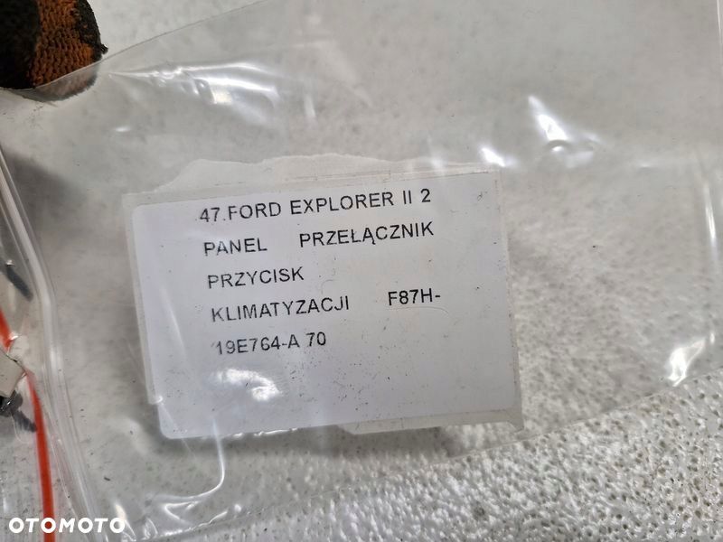 FORD EXPLORER II 2 PANEL PRZEŁĄCZNIK PRZYCISK KLIMATYZACJI F87H-19E764-A - 8