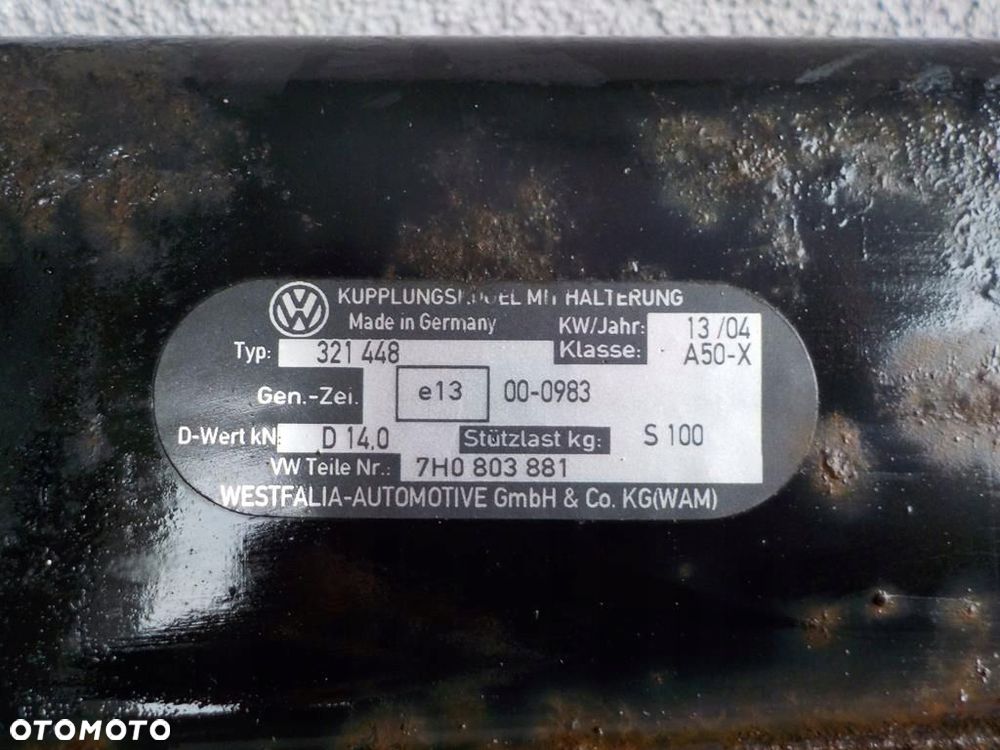 VW T5 HAK HOLOWNICZY HOL - 5