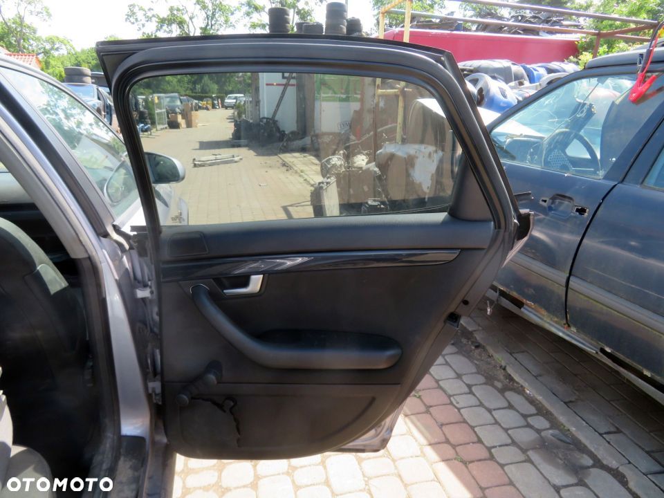 DRZWI TYLNE PRAWE A4 B6 SEDAN LY7H  SREBRNY AUDI 2000-2006 - 5