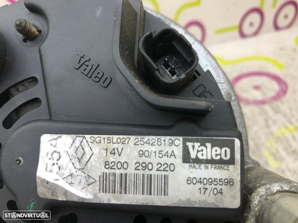 Alternador RENAULT ESPACE IV (JK0/1_) 2.2 dCi  Ref. 8200290220 - NO. 50291 - 4