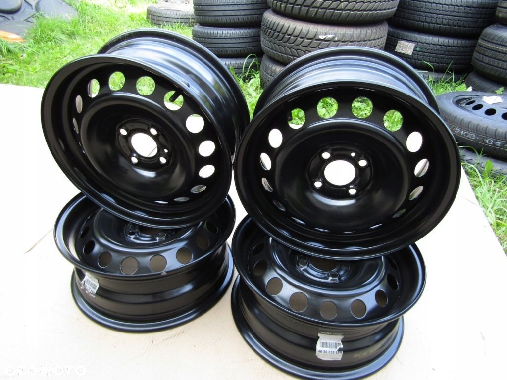 4x Felgi NOWE 15 Dacia Lodgy Logan Sandero Stepway Dokker 6j 4x100 ET40 - 1