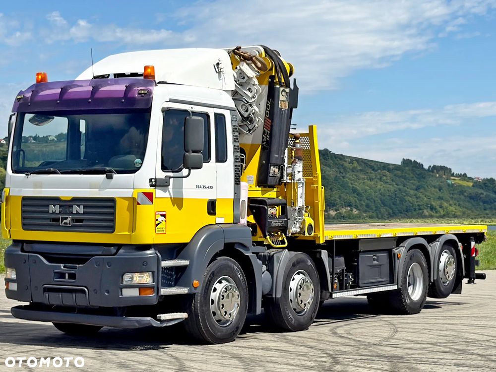 MAN TGA 35.430 * PLATFORMA 6,10 m * HIAB 700 E - 6 + PILOT / STAN BDB - 4
