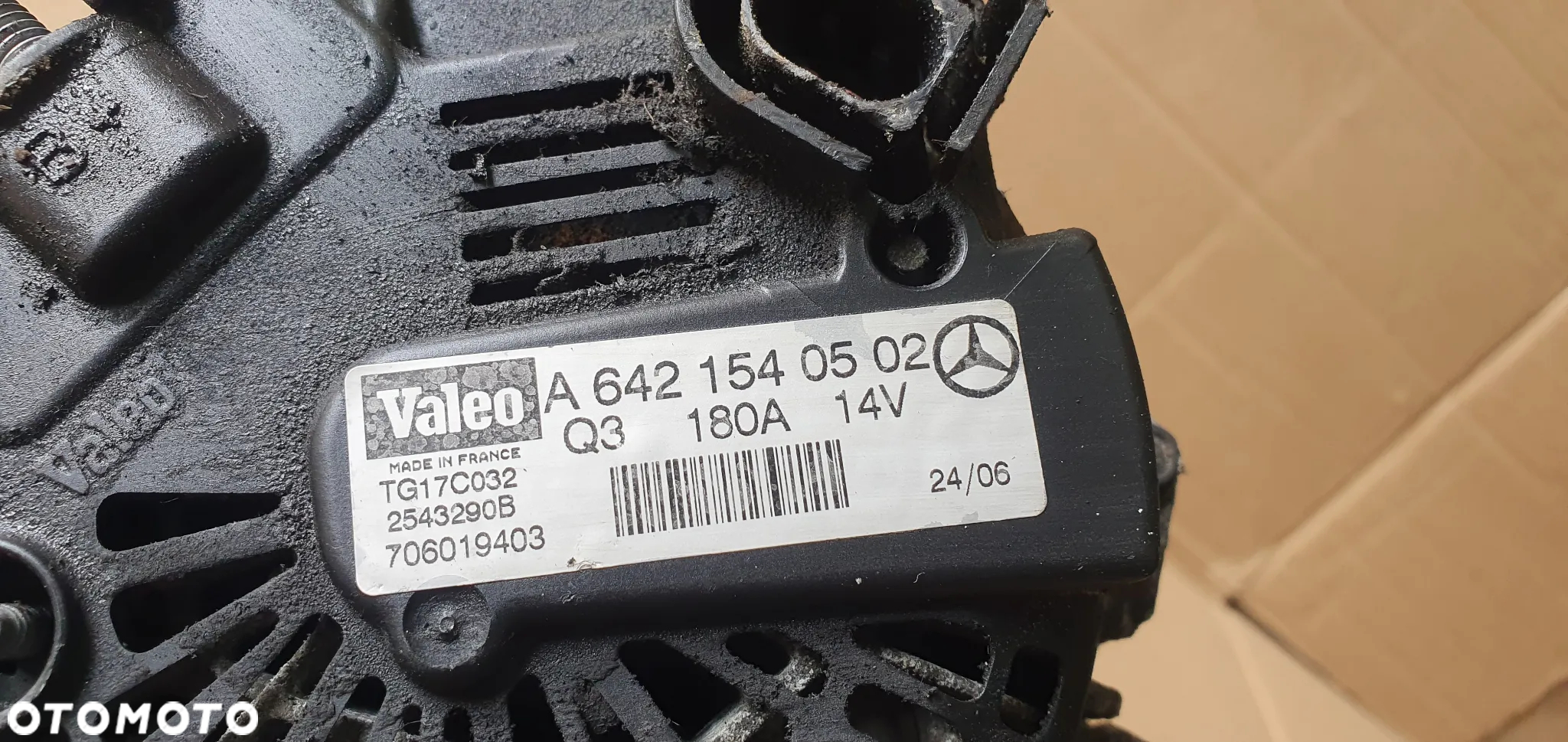 Alternator prądnica Mercedes ML W164 3.0 CDI A6421540502 - 11