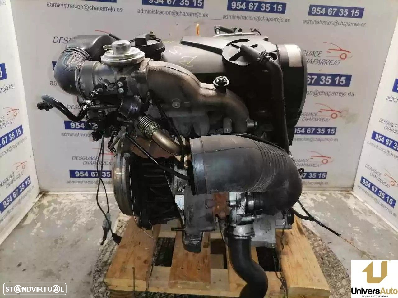 MOTOR COMPLETO AUDI A4 2002 -AWX - 3