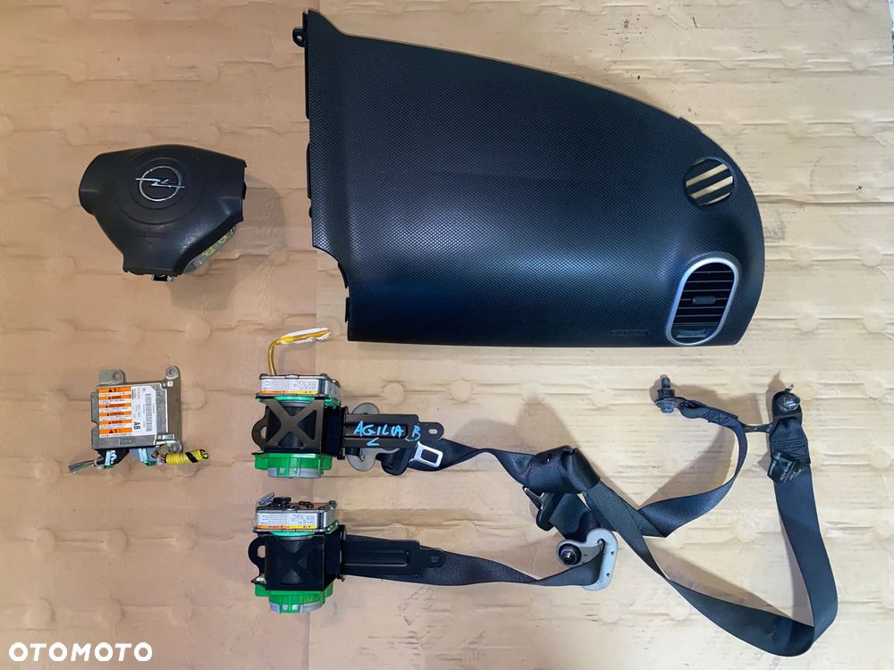 Airbag poduszka pasy napinacze Opel Agila B OE - 1