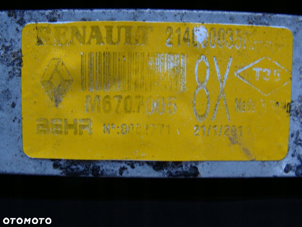 chłodnica wody intercooler klima wentylatory laguna iii 2.0 dci - 5