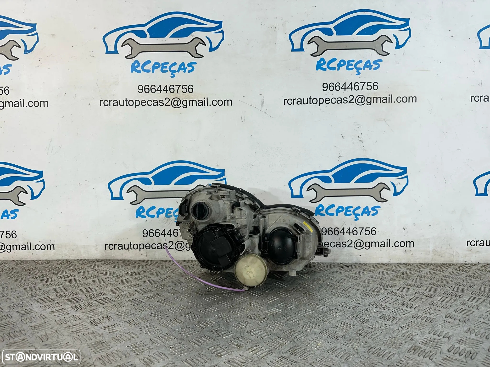 .Otica Farol Esquerda Original Halogénio Bosch Mercedes Benz W203 Classe C 1997 - 2007 - 5