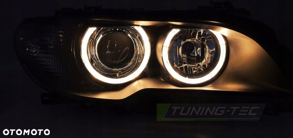 Reflektory Lampy kpl Ringi Angel Eyes Tuning Xenon Bmw 3 E46 Lift FL Coupe - 3
