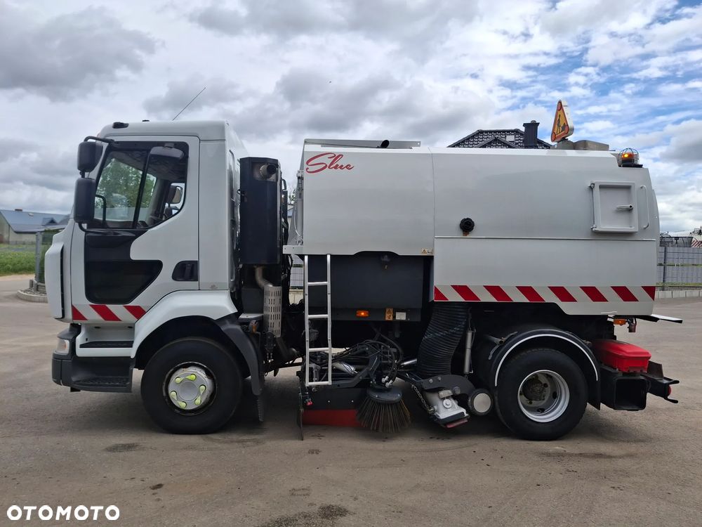 Renault Midlum 220 Zamiatarka Johnston VS500 2 Silniki Szczotki L/R Obie Strony - 10