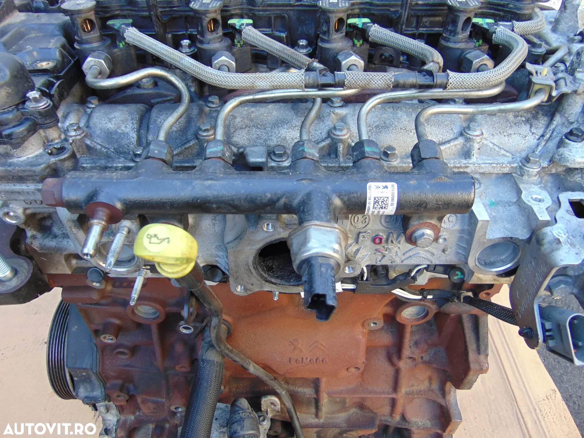 Rampa injectoare Ford Mondeo mk5 2.0 euro 6 Peugeot Citroen cod 9674300080 308 508 3008 5008 boxer jumper c5  kuga s max galaxy - 2