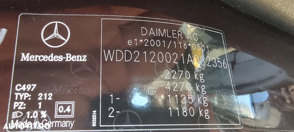 Mercedes-Benz E 220 CDI DPF BlueEFFICIENCY Automatik Avantgarde - 31