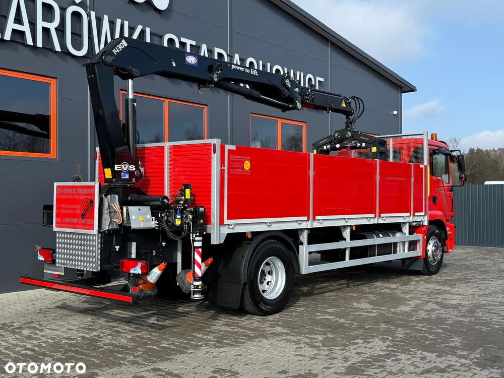 MAN TGM 18.250 // E6 // org. 92000km !!! // 4x2 // manual // skrzynia + HDS HMF z pilotem // TGS TGX TGL budowlanka żuraw dzwig kran crane - 6