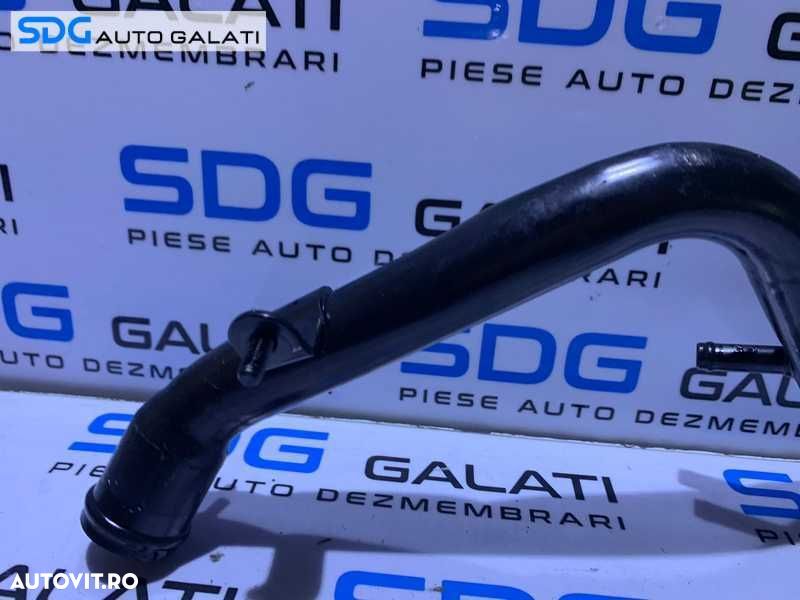 Conducta Teava Apa Racire Motor Skoda Superb 1 1.9 TDI AWX AVB AVF BSV BPZ 2002 - 2008 Cod 038121071S - 6