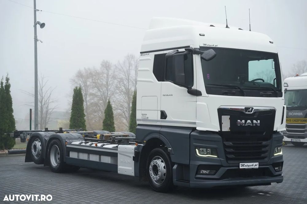 MAN TGX 26.470 / BDF / 6X2 / Suprastructură SDG HV 100/120 / Axă liftabilă / Pentru transport containere / - 6
