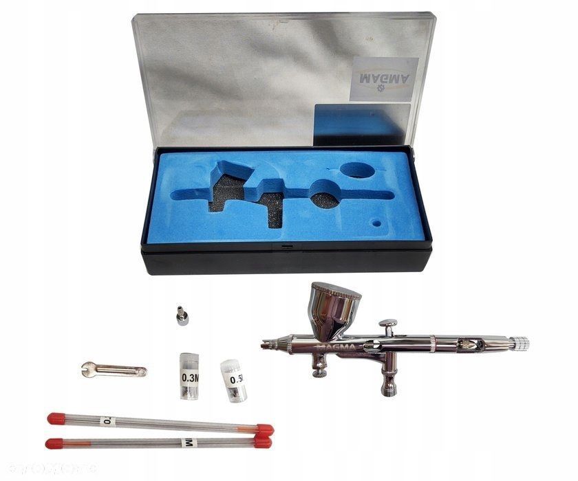 Aerograf malarski 3 dysze 0.2 0.3 0.5 - 2