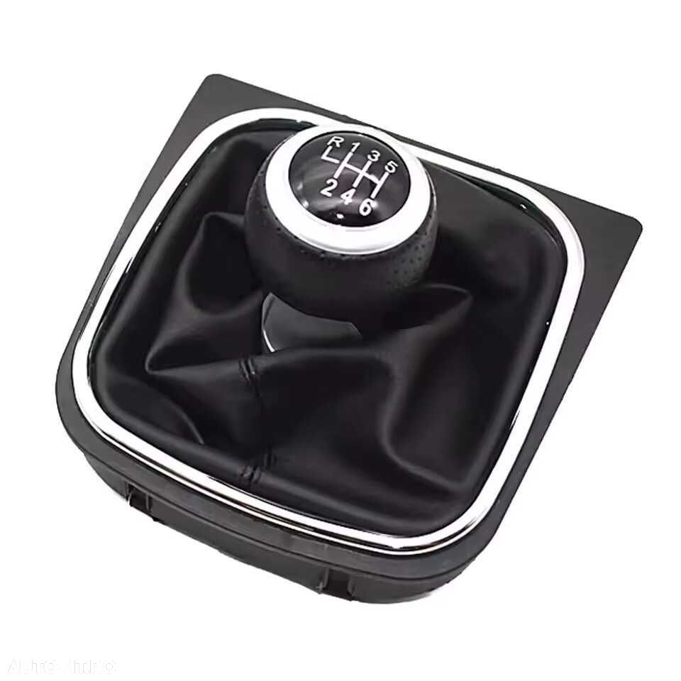 Nuca Schimbator cu Manson Piele Perforata VW Golf Jetta Scirocco Eos - 4