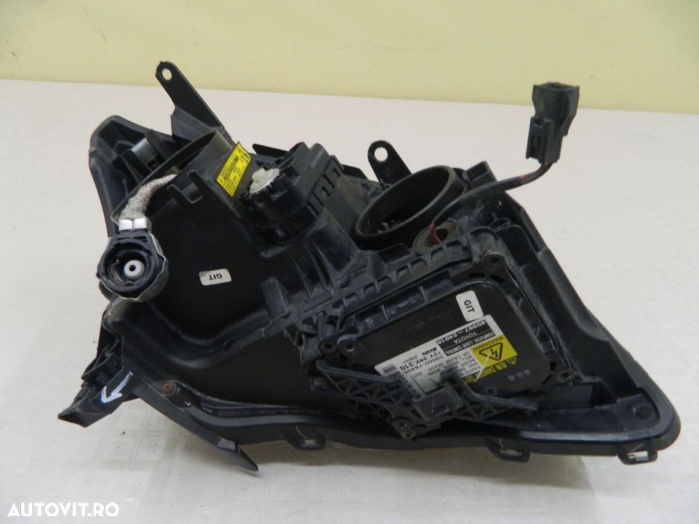 Far stanga Toyota Auris T25 facelift Xenon, 2006, 2007, 2008, 2009. - 5