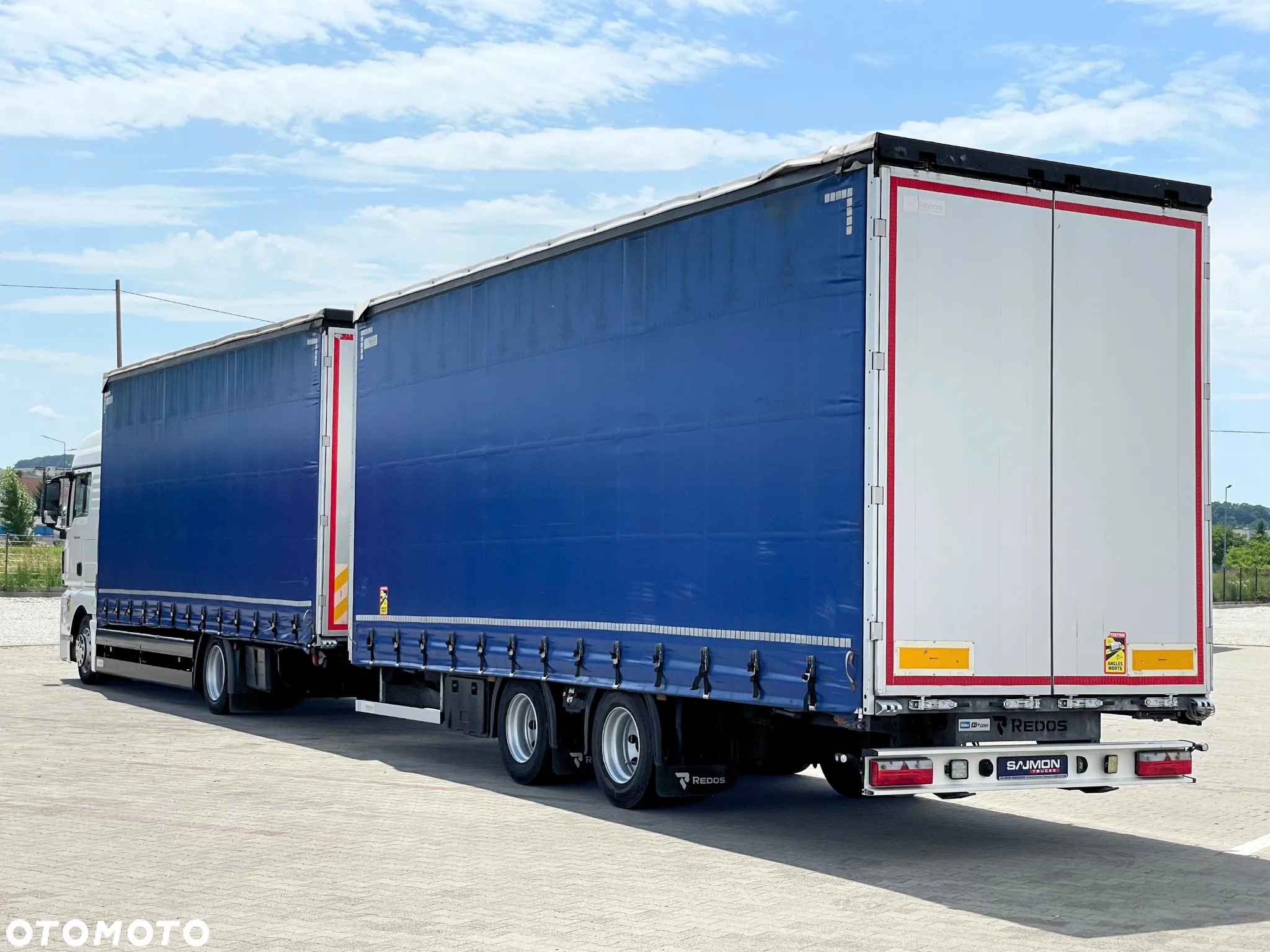 MAN TGX 18.420 / PRZEJAZDOWY / ZESTAW TANDEM 120M3 / 7,75 M + 7,75 M - 5
