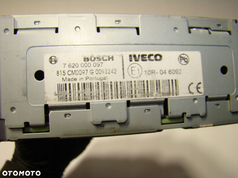 radio cd mp3 bluetooth 5801871627 iveco daily bosch 7620000097 2014- - 7
