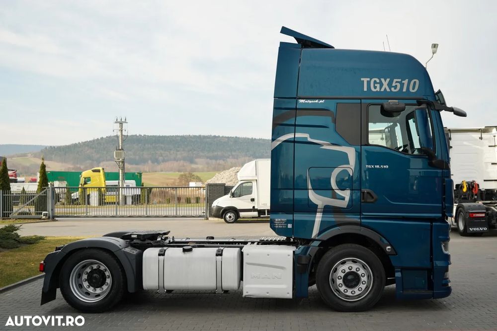 MAN TGX 18.510 / GX / MEGA / RETARDER / NAVI / PLATĂ JOSĂ - 10