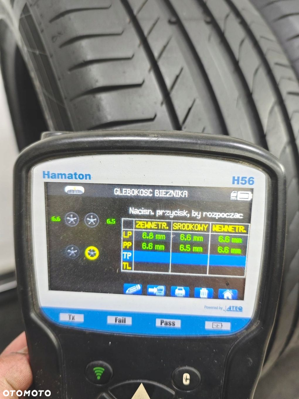 225/45r19 continental opona letnia 6,5mm 50975 - 8