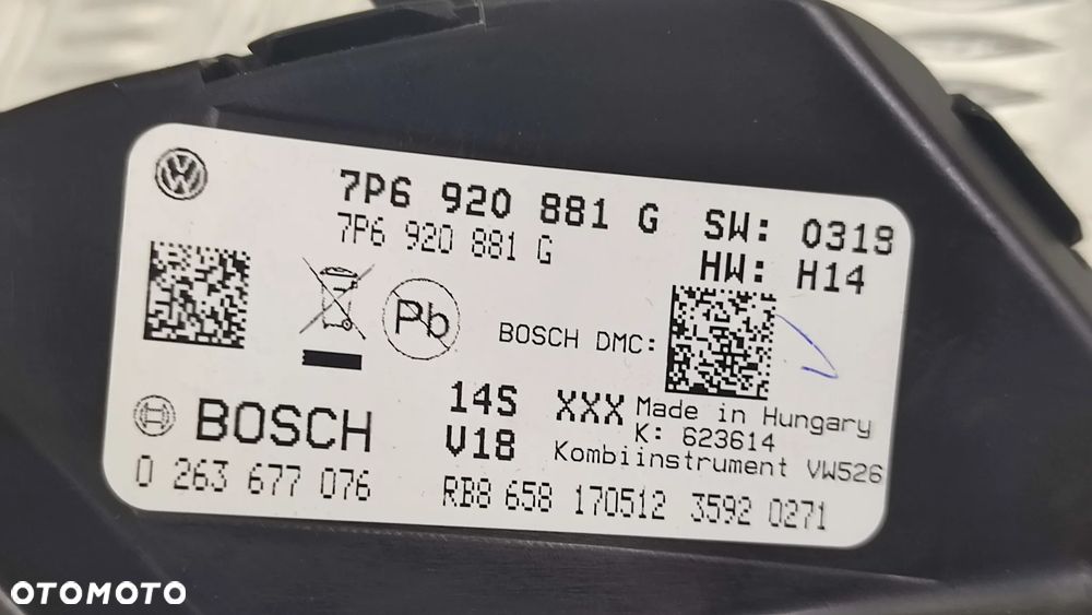 VW TOUAREG II 7P 10-18R LICZNIK ZEGARY EU TDI 7P6920881G - 3
