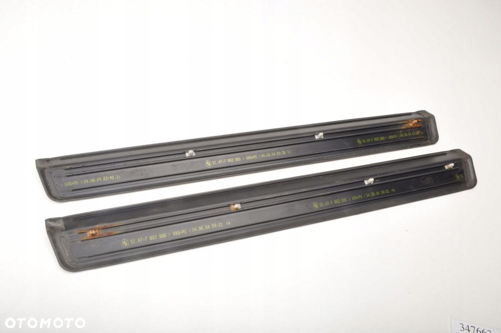 BMW E46 TOURING KOMBI SEDAN LISTWY INDIVIDUAL KOMPLET  7893996 7893995 - 11