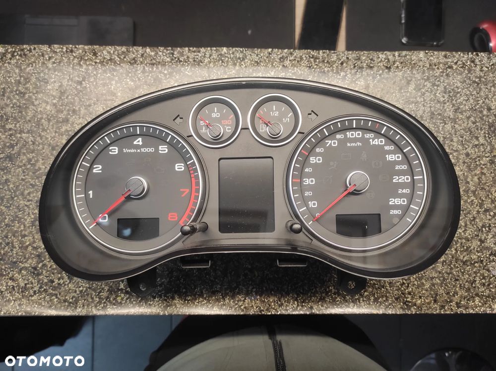 8P0920932F LICZNIK ZEGARY PRĘDKOŚCIOMIERZ AUDI A3 8P LIFT 2.0 TFSI TSI BENZYNA EUROPA SPRAWNE GWARANCJA WYSYŁKA !!!