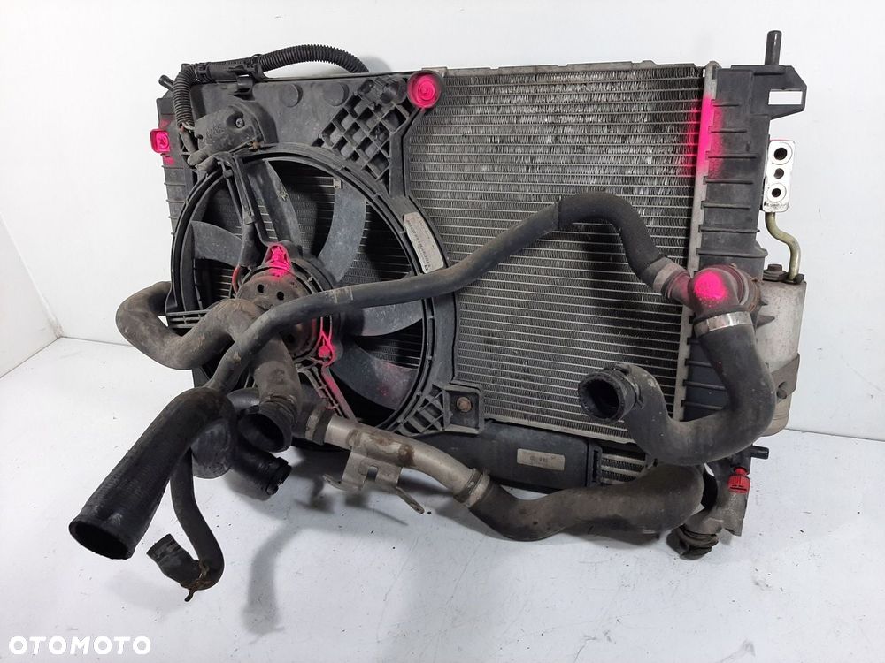 OPEL MERIVA A 1.3CDTI CHLODNICE WODY KLIMATYZACJI WENTYLATORY KPL 52406448 - 5