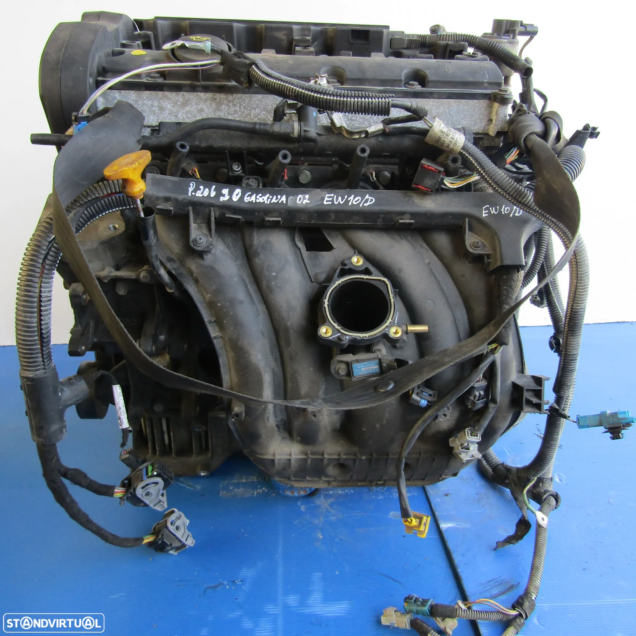 Motor Peugeot 206 2.0 Gasolina com Referência EW10/D - 1