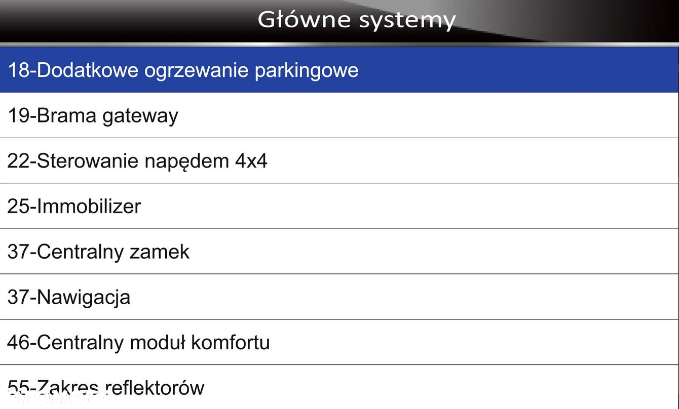 TESTER DIAGNOSTYCZNY RS830Pro WERSJA FULL 35 GRUP - 6