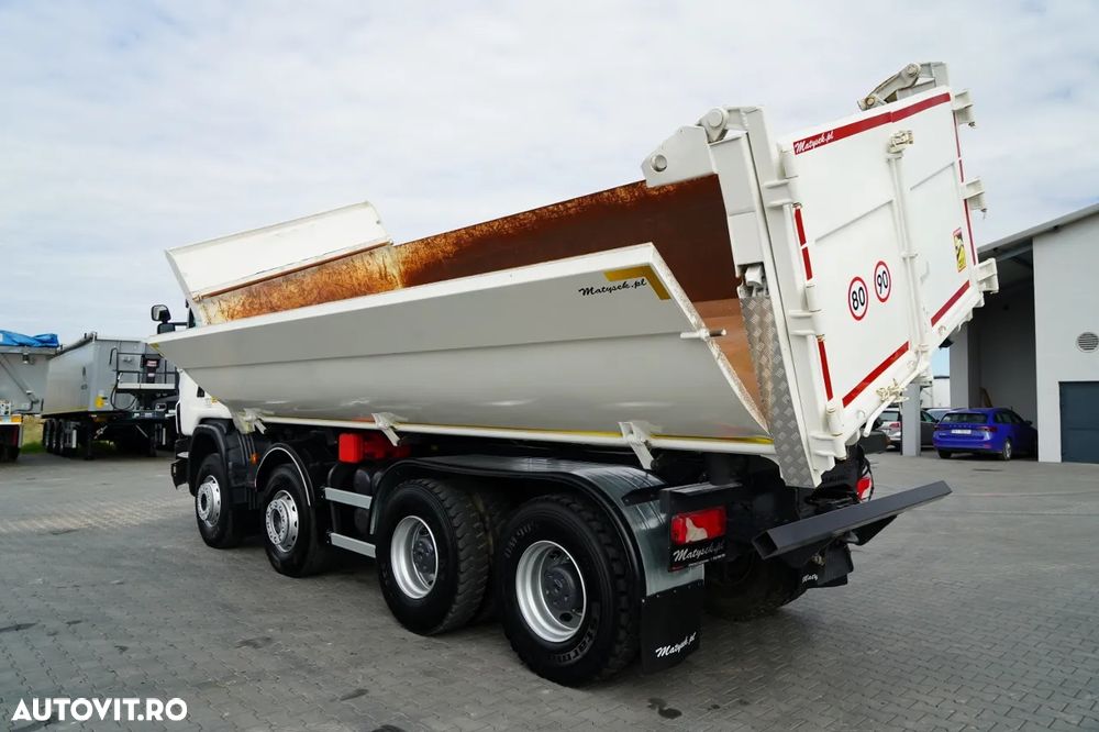 Scania G 480 / 8x4 / BASCULATOR / HIDROBRAT / BORDMATIC / MANUAL - 10