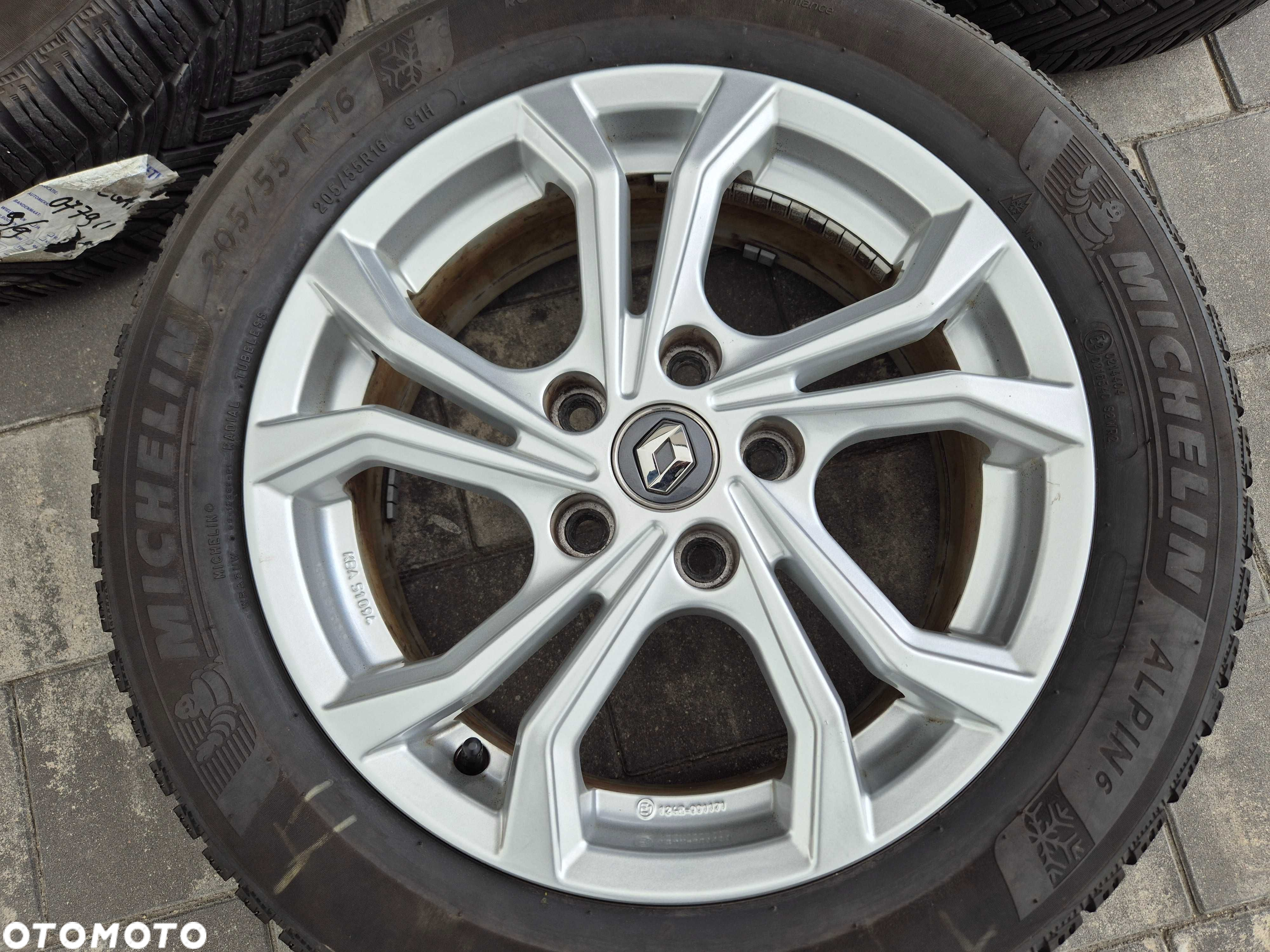 Felgi Aluminiowe 16” 5x114,3 6,5Jx16 ET41 Renault Kia Nissan itd N2850 - 2