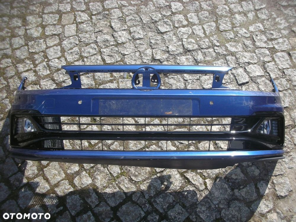 VW POLO ZDERZAK PRZEDNI 2018- R-LINE PRZÓD LED PDC KRATKI 2G0 - 1