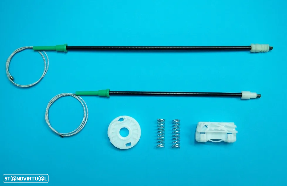 Kit reparação elevador vidros Peugeot  206, 207, 306, 308, 406, 407, 508, 607 - 12