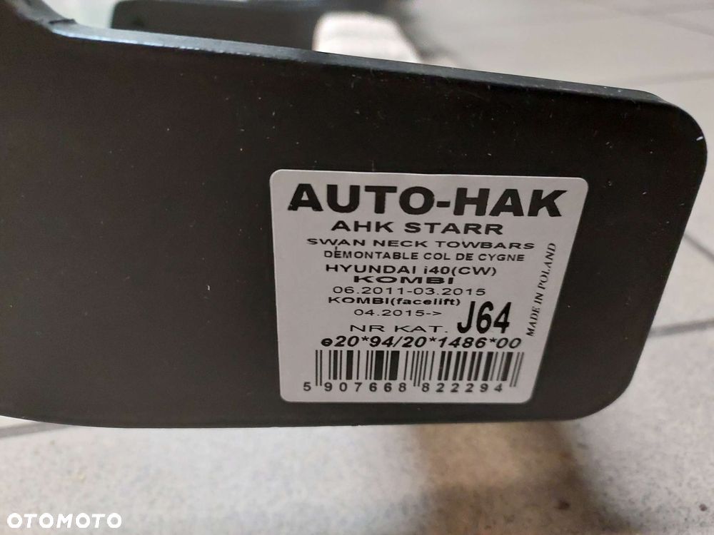 HAK Holowniczy  HYUNDAI   I40 CW Kombi Facelift, poza AdBlue od od 04.2015 ROKU - 3