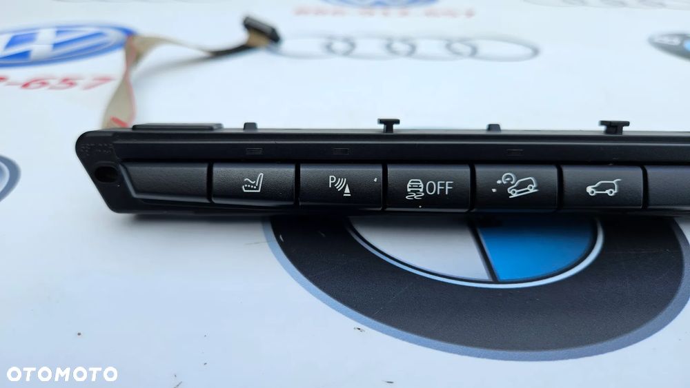 BMW X5 E70 X6 E71 Zespół przełączników konsoli środkowej Panel sterowania PDC Klapa Fotele 9208216 - 3