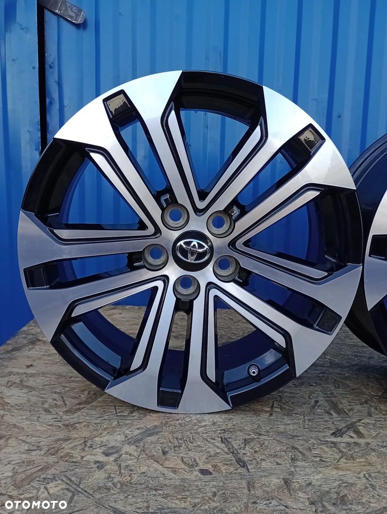 FELGI ALUMINIOWE 5X114 R18 7J ET35 TPMS TOYOTA AURIS AVENSIS BZ4X CAMRY C-HR COROLLA PRIUS PRIUS+ RAV4 VERSO - 4