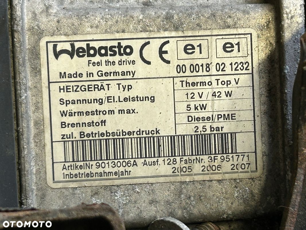 VW TOURAN 1,9 2,0 TDI WEBASTO 1K0815005FR - 2