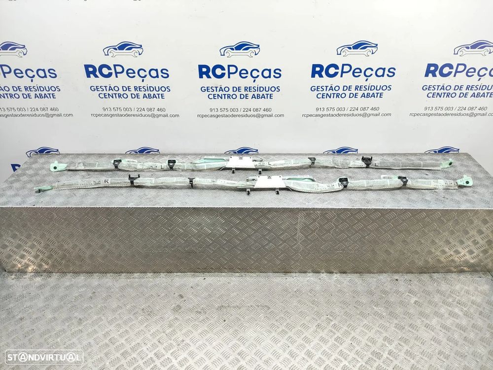 Conjunto Cortinas Laterais Airbag Esquerda Direita Jaguar XF X250 8X2314K159AE 8X2314K160AE - 2