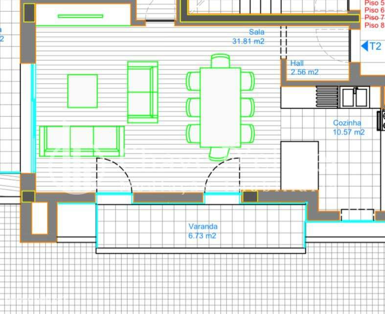 Apartamento T2+2 DUPLEX Venda em Viseu,Viseu - Grande imagem: 3/7