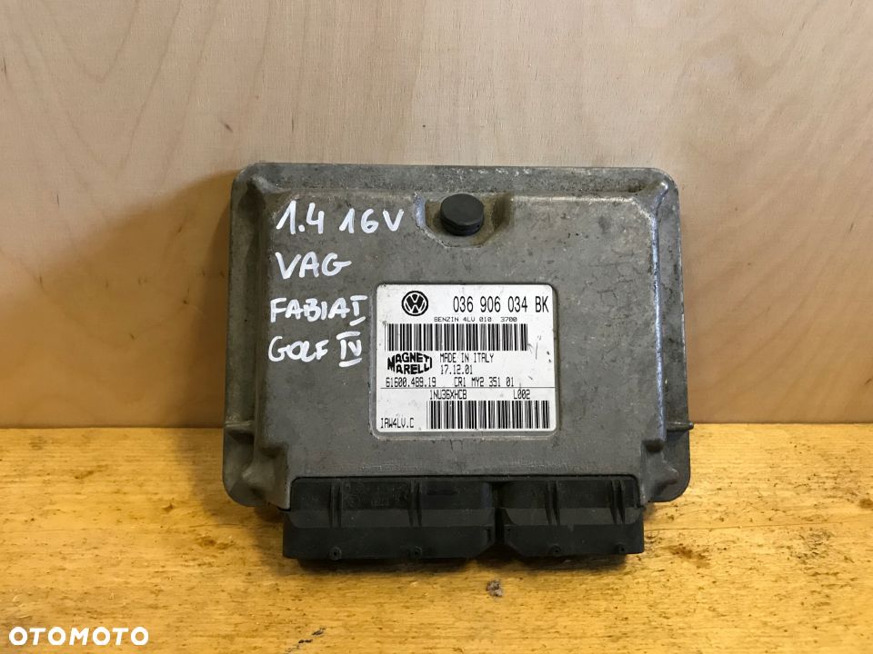 FABIA I GOLF IV 1.4 16V KOMPUTER STEROWNIK SILNIKA 036904034 - 1