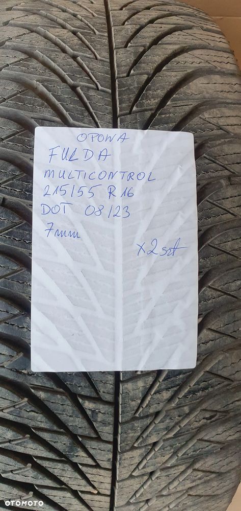 2x Opona Fulda Multicontrol 215/55 R16 7mm 0823 - 10