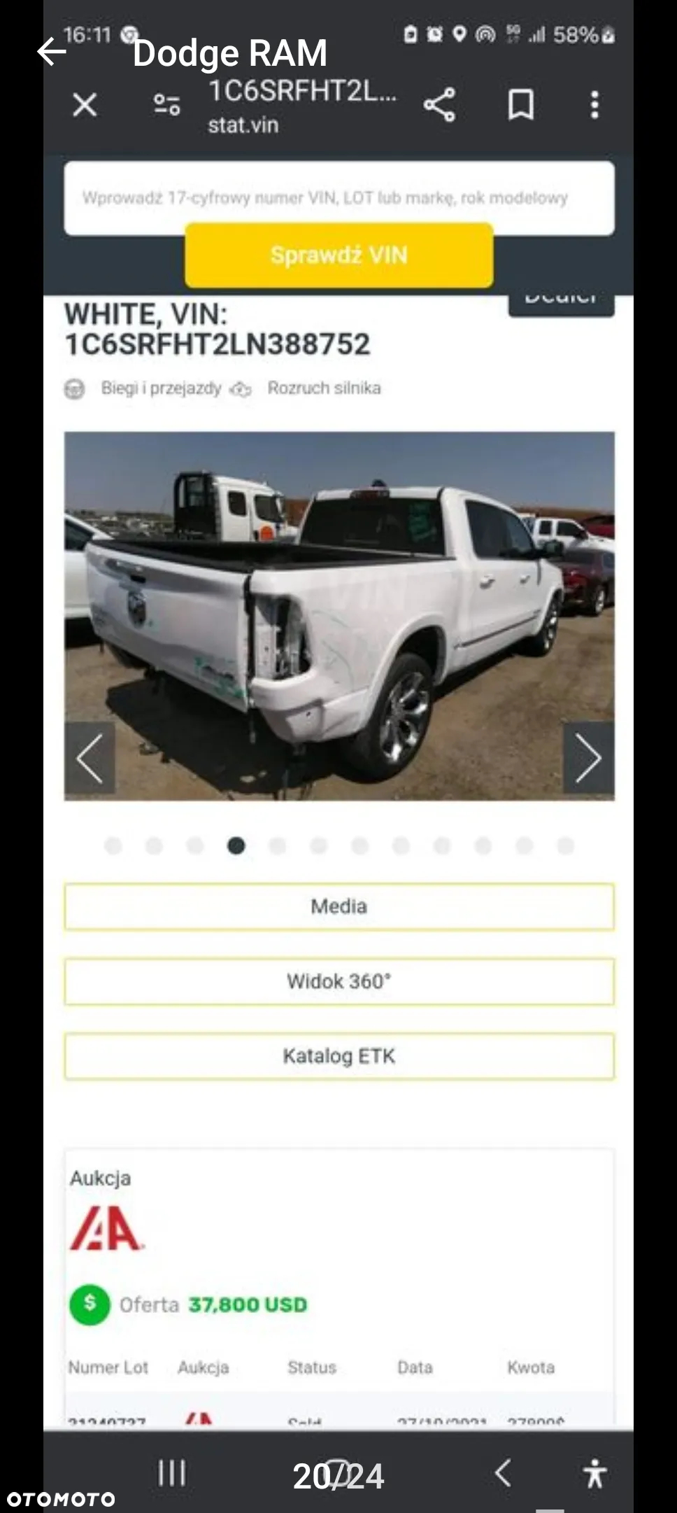 Dodge RAM 1500 5.7 4x4 - 12