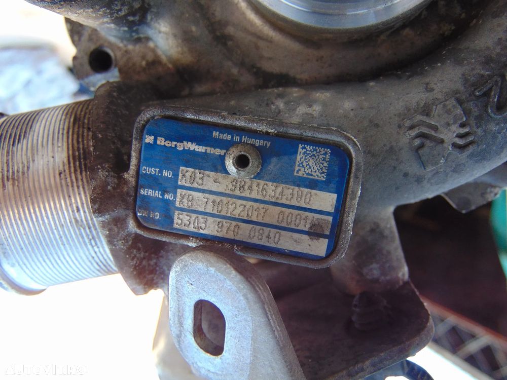 Turbina Peugeot Boxer 2.2 euro 6 Citroen Jumper cod 9841634380 Opel Movano - 3