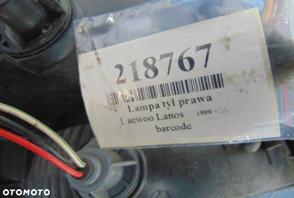 DAEWOO LANOS LAMPA TYLNA PRAWA - 4