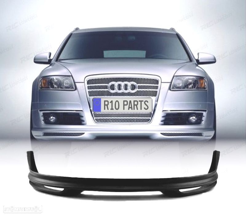 SPOILER LIP FRONTAL AUDI A6 C6 04-09 LOOK ABT SEDÁN AVANT - 1
