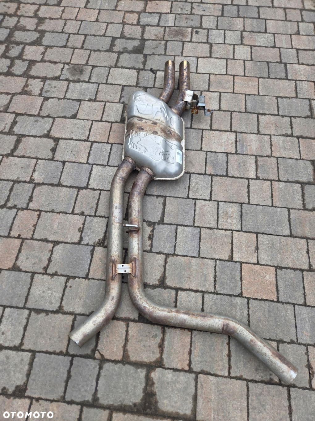 AUDI S8 A8 D4 LIFT 4.0 TFSI TŁUMIK WYDECH ŚRODKOWY 4H0253411N - 2