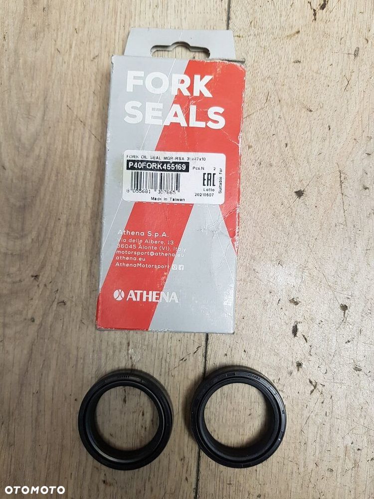 Uszczelniacze olejowe przedniego zawieszenia Athena P40FORK455169 35x47x10 - 4